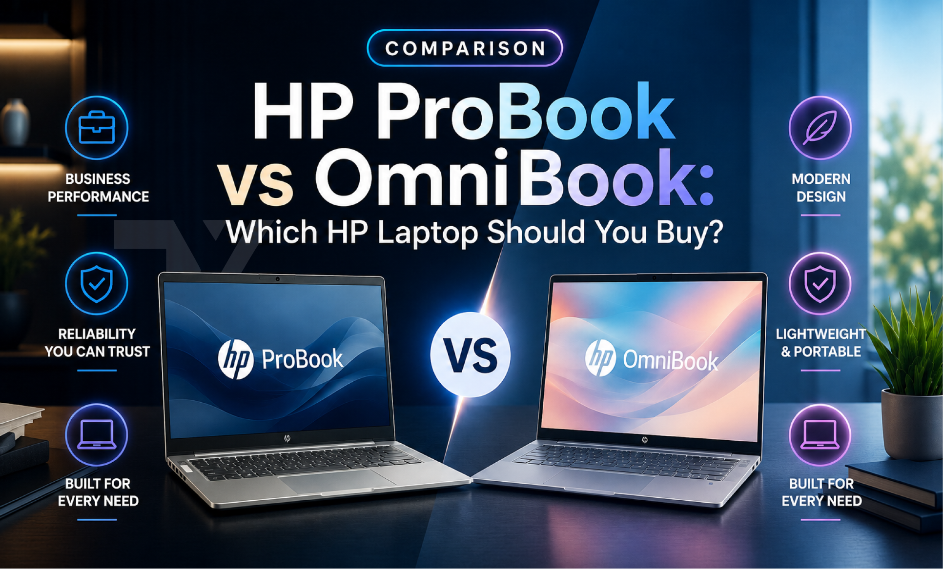 HP ProBook vs OmniBook complete comparison