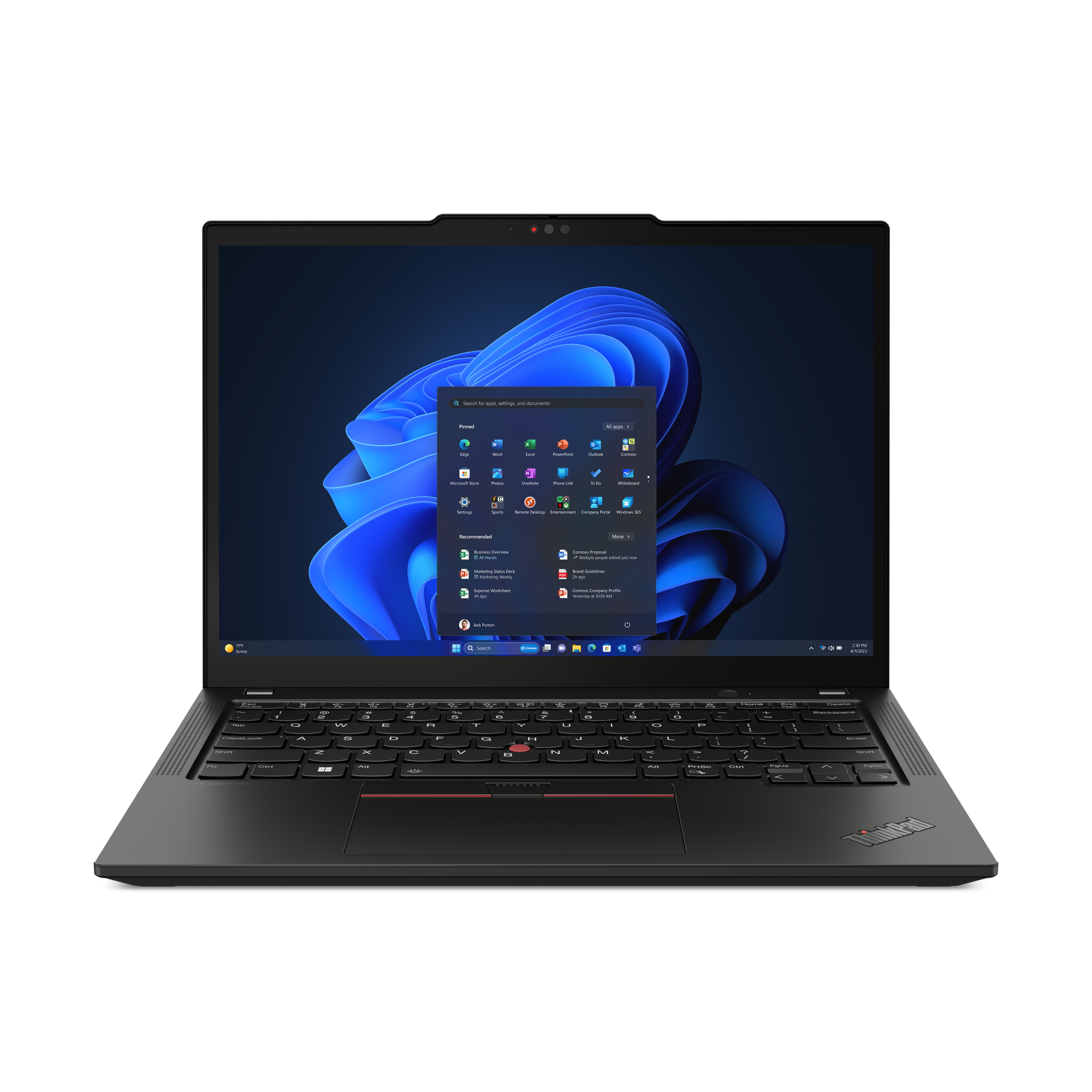 Lenovo ThinkPad X13 Gen 5 Intel Core Ultra 5 135U 16GB LPDDR5x-SDRAM 512GB SSD 13.3" Touchscreen Laptop with Windows 11 Pro UK English Black (21LU007MUK)